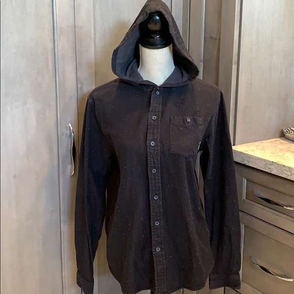 Mens Billabong Surf Button Down Hoodie 